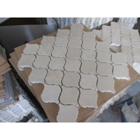 Crema Marfil Polished Lantern Mosaic